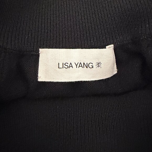 Lisa Yang Layered Ruffled Cashmere Maxi Skirt in Black Size M - Picture 12 of 16